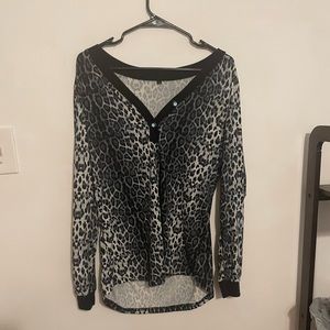 Black and gray blouse